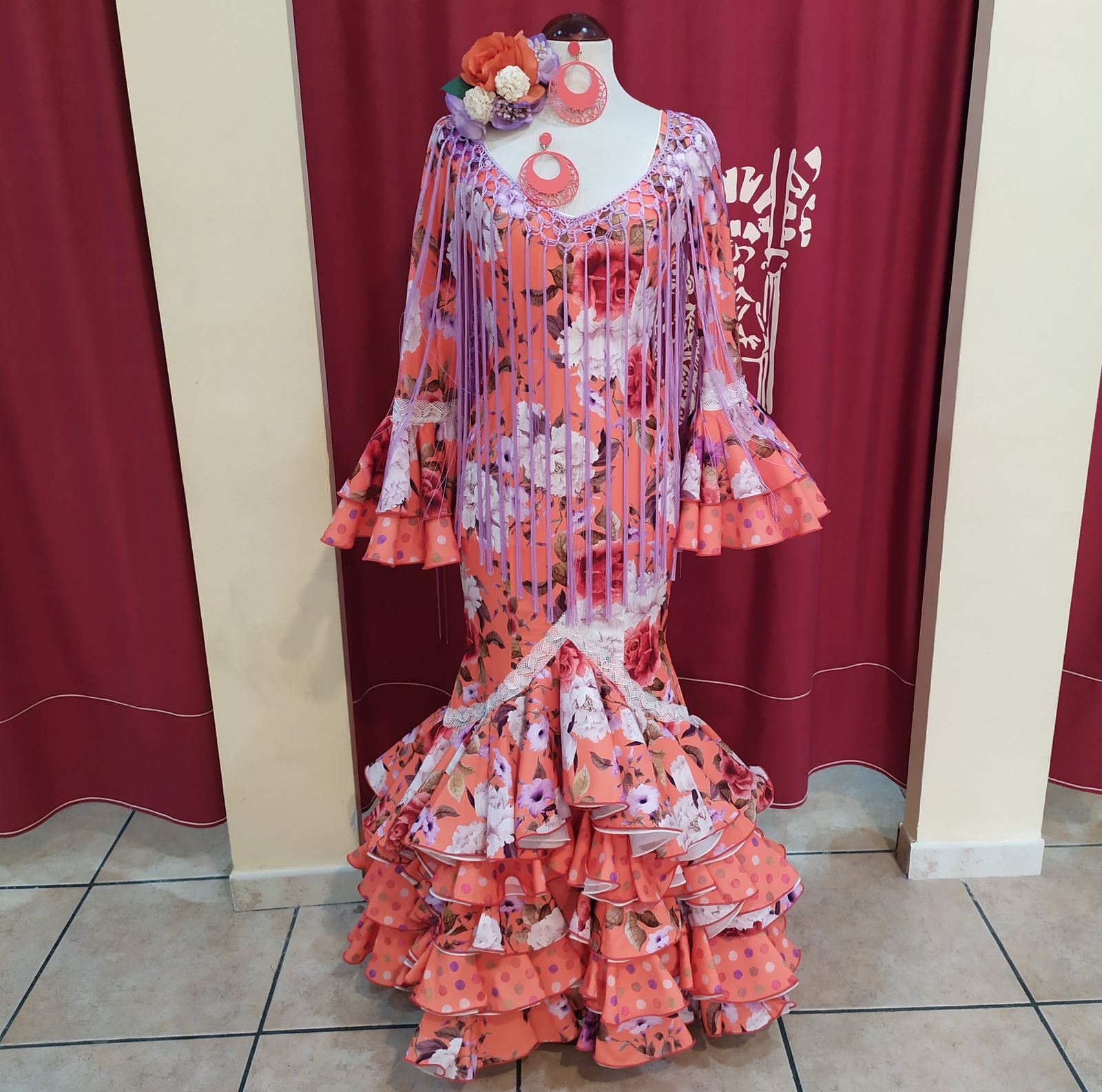 Vestido de Flamenca Sevilla - Caroly Moda Flamenca